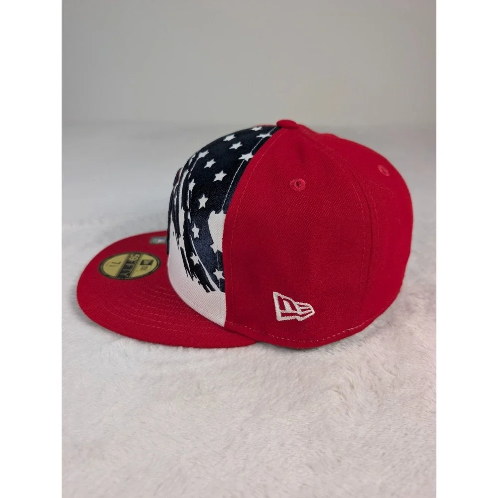 Chicago White Sox 2022 4th of‎ July Hat New Era sz 7 1/4 Fitted NWT